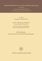 Untersuchungen Uber Extraaurale Und Aurale Larmwirkungen 3531026291 Book Cover