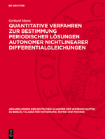 Quantitative Verfahren Zur Bestimmung Periodischer Lösungen Autonomer Nichtlinearer Differentialgleichungen 3112767527 Book Cover