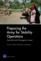 Preparing The Army For Stability Operations: Doctrinal and Interagency Issues 0833041908 Book Cover