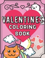 Valentine's Coloring Book: For Toddlers And Preschool Ages 2-4 - Big & Simple - Cute Animals - Vehicles - Love - Girls & Boys - Coloring Learning B08RZGN5V1 Book Cover