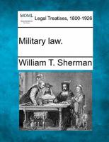 Military Law. 1240100701 Book Cover