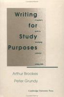 Writing for Study Purposes: A Teacher's Guide to Developing Individual Writing Skills (Cambridge Handbooks for Language Teachers) 0521358531 Book Cover