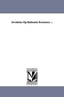 Involuties Op Rationale Krommen ... 141817940X Book Cover