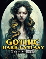 Gothic Dark Fantasy Coloring Book: Eerie Visuals of Spooky Creatures and Demons in Black & White B0CSKKXCKJ Book Cover