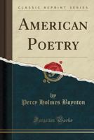 American poetry 1330270436 Book Cover