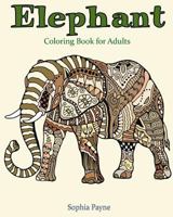 Elephant Coloring Book for Adults 1544047045 Book Cover