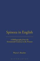 Spinoza in English: A Bibliography from the Seventeenth Century to the Present 1855066122 Book Cover