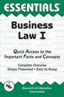 The Essentials of Business Law I 0878916903 Book Cover