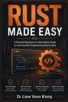 Rust Made Easy: A Practical Beginner-to-Intermediate Guide to Safe, Fast, and Modern Systems Programming with Rust 2024 B0GYKWSGJW Book Cover