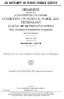 An overview of fusion energy science 1979930260 Book Cover