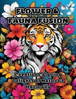 Flower & Fauna Fusion: Creative Coloring Delights of Nature's Harmony 108828809X Book Cover