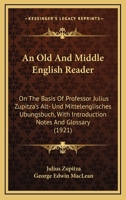 An Old and Middle English Reader: With a Vocabulary 9353955408 Book Cover