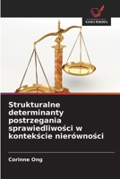 Strukturalne determinanty postrzegania sprawiedliwosci w kontekscie nierównosci (Polish Edition) 6209789102 Book Cover
