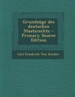 Grundzüge des deutschen Staatsrechts 1016997353 Book Cover