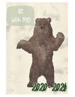 2020 - 2024 BE WITH ME!: Deutsches Inlay * 5 jahres kalender 2020 * Wochenplaner * Taschenkalender * Terminkalender von Januar 2020 bis Dezember 2024 1698544952 Book Cover
