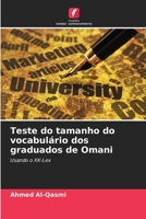 Teste do tamanho do vocabulário dos graduados de Omani: Usando o XK-Lex 620532525X Book Cover