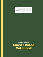 Lined / Ruled Notebook AmyTmy Notebook 80 pages 7.44 x 9.69 inch Matte Cover 1671112903 Book Cover