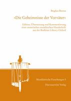 Die Geheimnisse Der Vorvater: Edition, Ubersetzung Und Kommentierung Einer Esoterischen Mandaischen Handschrift Aus Der Bodleian Library Oxford 3447064668 Book Cover