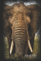 Journal: Lined Notebook With Beautiful Elephant Design. Perfect Gift For Animal Lovers, Trendy Elephant Journal For Kids, Perfect For School Or Work Notes 170993459X Book Cover