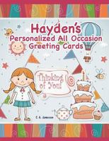Hayden's Personalized All Occasion Greeting Cards 1722273437 Book Cover