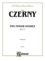 Five Finger Studies, Op.777 0769278744 Book Cover