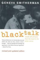 BLACK TALK 0395969190 Book Cover