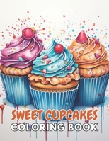 Sweet Cupcakes Coloring Book: 100+ New Designs for All Ages B0CQ4ZFPQ4 Book Cover