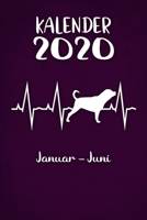 Kalender 2020: Lilaner Tageskalender Rottweiler Herzschlag Hunde 1. Halbjahr Januar Juni ca DIN A5 weiß über 190 Seiten 165066804X Book Cover
