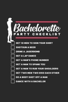 Bachelorette party checklist: 6x9 Bachelorette party - dotgrid - dot grid paper - notebook - notes 1650013086 Book Cover