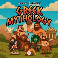 Greek Mythology Creatures & Monsters for Kids: An Illustrated Guide to Discover the Most Amazing Legendary Creatures from Ancient Greece (Educational books for kids) B0FJRPFGSC Book Cover