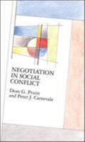 Negotiation in Social Conflict (Mapping Social Psychology.) 0534206891 Book Cover