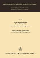 Gluhversuche an Stahldrahten in Verschiedenen Ofenatmospharen 3663005984 Book Cover