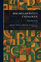 Macmillan & Co.'s Catalogue 1023365928 Book Cover