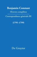 Correspondance 1795-1799 3484504536 Book Cover