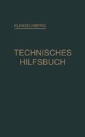 Klingelnberg Technisches Hilfsbuch 3662372088 Book Cover