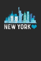 Notebook: New York 6x9 Dot Grid 120 Pages 1679000969 Book Cover