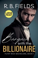 Bargain with the Billionaire (Large Print) B0CQ2HXYHT Book Cover
