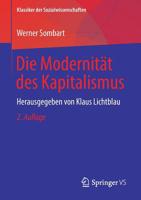 Die Modernitt Des Kapitalismus: Herausgegeben Von Klaus Lichtblau 3658254033 Book Cover