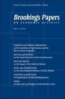 Brookings Papers on Economic Activity: Fall 2010 0815721579 Book Cover
