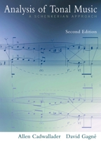 Analysis of Tonal Music: A Schenkerian Approach 0195102320 Book Cover