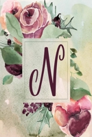 N: Wine Green Floral 2020 Weekly Planner 6x9 1704026059 Book Cover