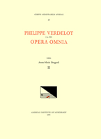 CMM 28 Philippe Verdelot (D. Ca. 1540?), Opera Omnia, Edited by Anne-Marie Bragard. Vol. II [Motets from Mss Rome, Bibl. Vallicelliana E. II 55-60 and 159551094X Book Cover