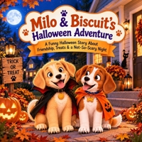 Milo & Biscuit’s Halloween Adventure: A Funny Halloween Story About Friendship, Treats & a Not-So-Scary Night (TALES, TAILS & MISCHIEF) B0HK6VRYJD Book Cover