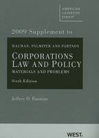 Corporations Law and Policy: Materials and Problems: Supplement 0314202684 Book Cover