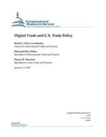 Digital Trade and U.S. Trade Policy: Congressional Research Service Report R44565 1542748917 Book Cover