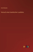 Versuch Einer Karelischen Lautlehre 1286585740 Book Cover