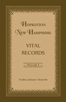 Hopkinton, New Hampshire, Vital Records, Volume 1 0788454331 Book Cover