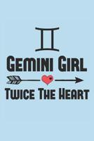 Gemini Girl Zodiac Sign Notebook: For Astrology Lovers 1097642003 Book Cover