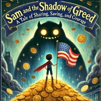Sam and the Shadow of Greed: A Tale of Sharing, Saving, and Courage B0DTH78MY4 Book Cover