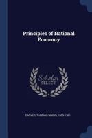 Principles of National Economy 1022216511 Book Cover